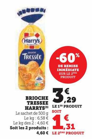 Brioche Tressée Harrys