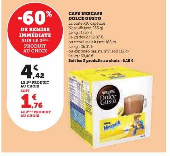 Café Nescafé Dolce Gusto