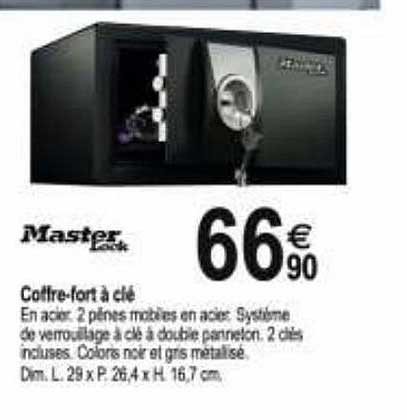 coffre-fort à clé master lock