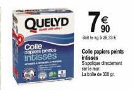 colle papiers peints intissés quelyd