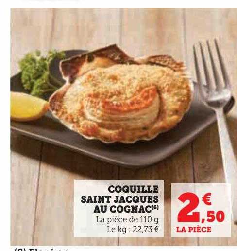 coquille saint jacques au cognac