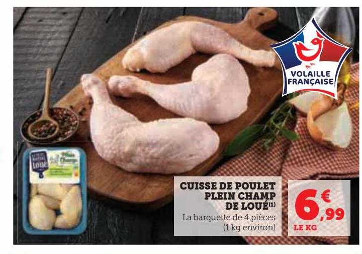 cuisse de poulet plein champ de loué