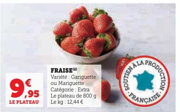 fraise gariguette ou mariguette