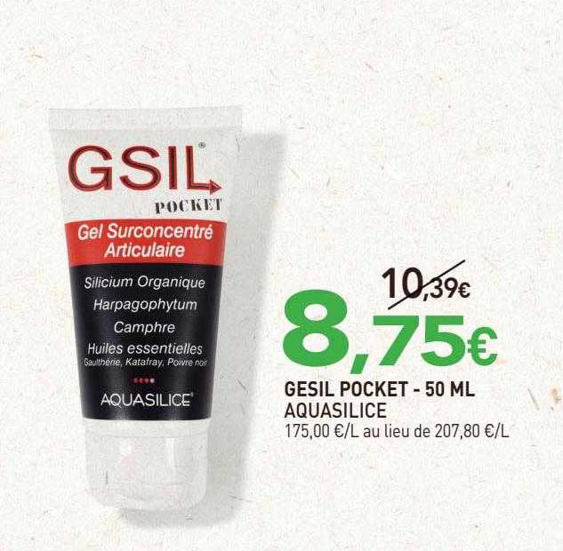 gesil pocket aquasilice - 50ml