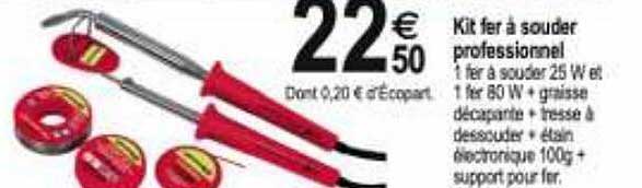 kit fer à souder professionnel
