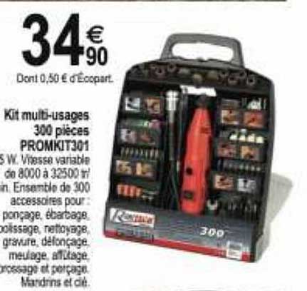 Kit Multi-usages 300 Pièces Promkit301