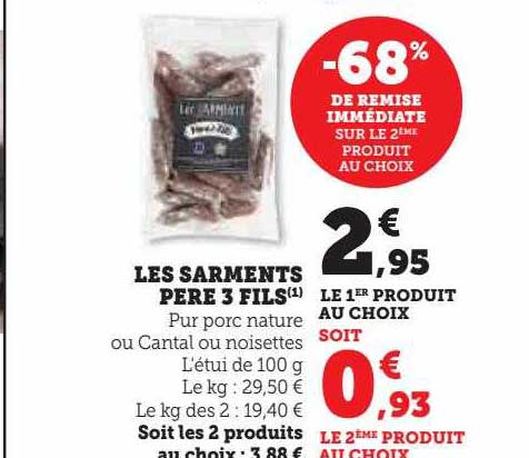 les sarments père 3 fils