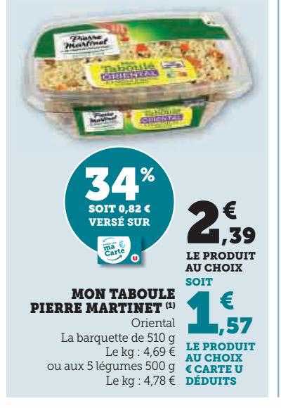 mon taboulé pierre martinet