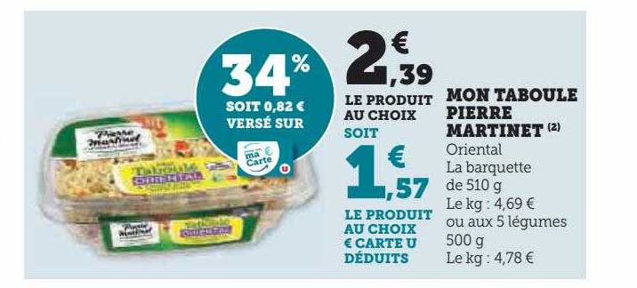 mon taboulé pierre martinet