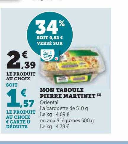 mon taboulé pierre martinet