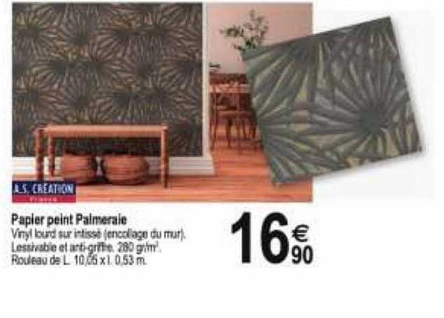 papier peint palmeraie