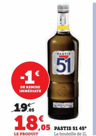 Pastis 51 45°
