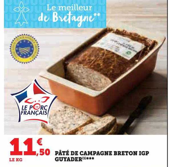 Pâté De Campagne Breton Igp Guyader