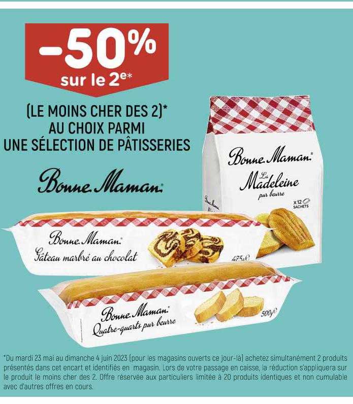 pâtisseries bonne maman