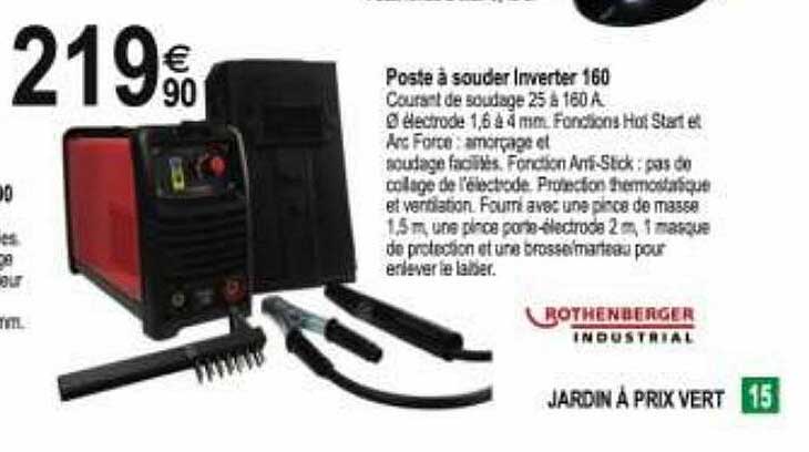 poste à souder inverter 160