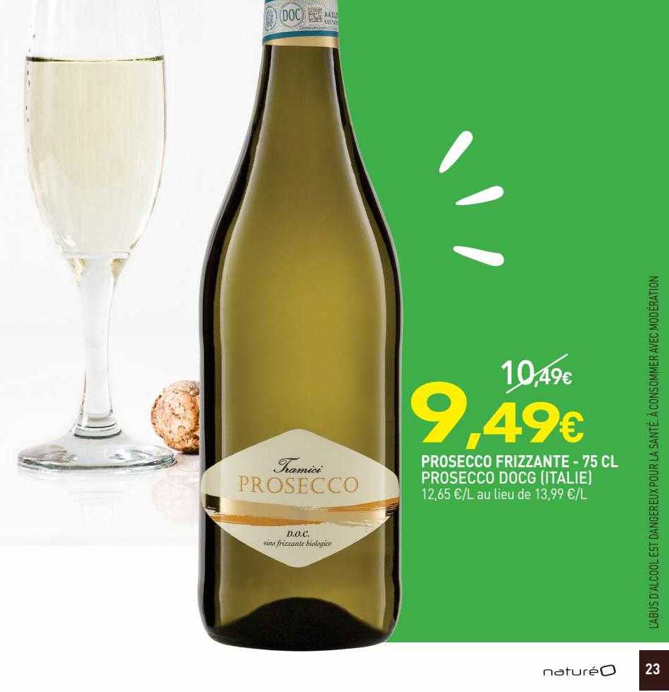 prosecco frizzante prosecco docg - 75 cl
