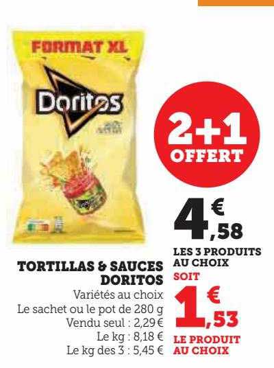 Tortillas & Sauces Doritos