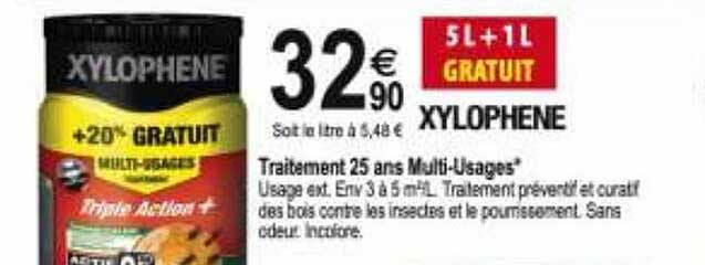 traitement 25 ans multi-usages xylophène