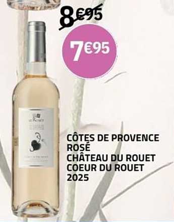 CÔTES DE PROVENCE ROSÉ CHÂTEAU DU ROUET CŒUR DU ROUET 2025