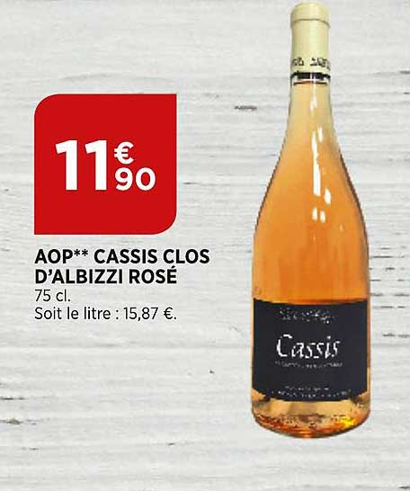 aop cassis clos d'albizzi rosé