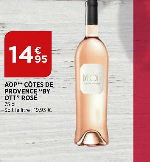 aop côtes de provence by ott rosé