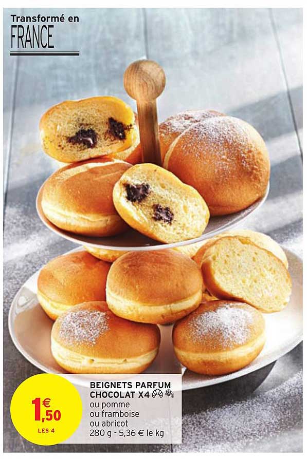 Beignets Parfum Chocolat X4