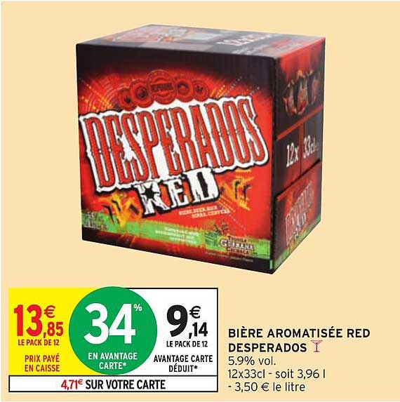 Bière Aromatisée Red Desperados