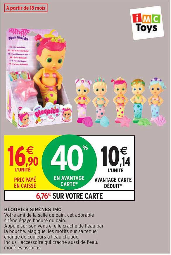 bloopies sirènes imc