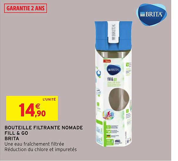 Bouteille Filtrante Nomade Fill&go Brita