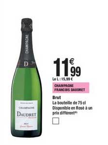 brut champagne francois daudret