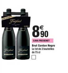 cava freixenet brut cordon negro