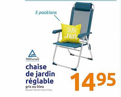 Chaise De Jardin Réglable