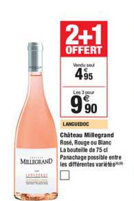 château millegrand languedoc 2+1 offert