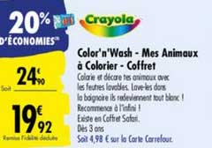 color'wash mes animaux à colorier coffret
