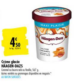 crème glacée häagen dazs