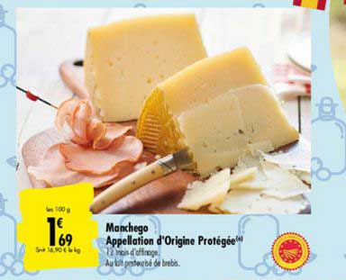 manchego appellation d'origne protégée