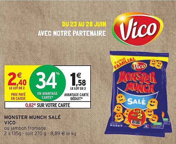 monter munch salé vico