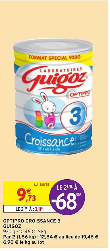 Optipro Croissance 3 Guigoz