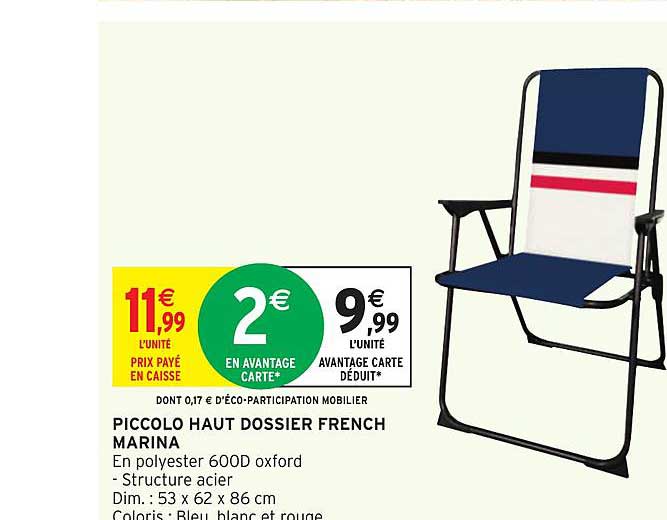 piccolo haut dossier french marina