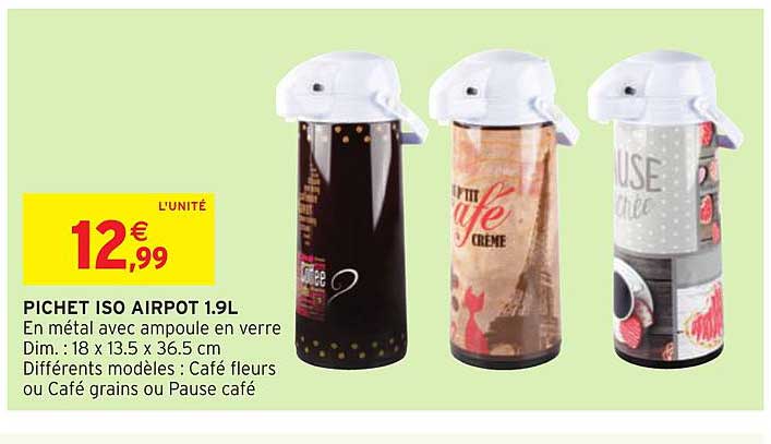 pichet iso airpot 1.9l