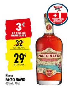 Rhum Pacto Navio