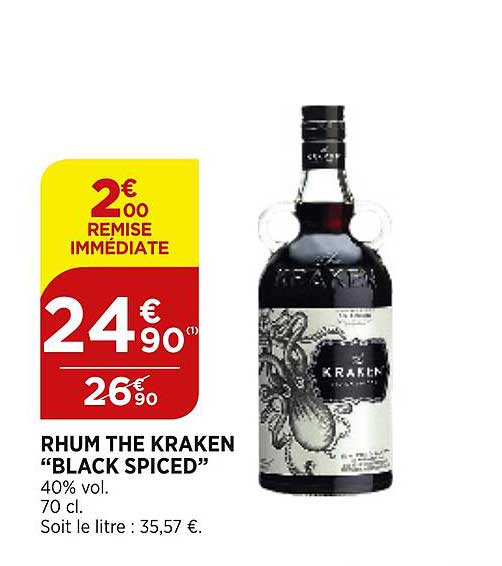 rhum the kraken black spiced