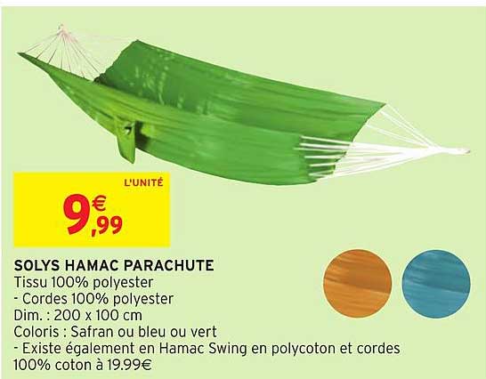 solys hamac parachute