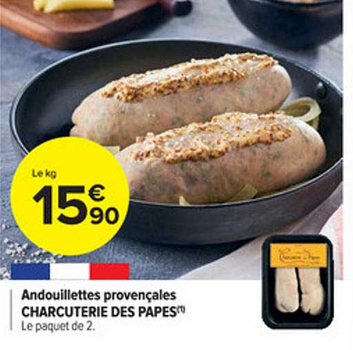 andouillettes provençales charcuterie des papes