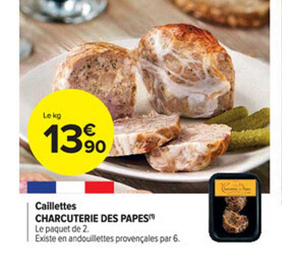 caillettes charcuterie des papes