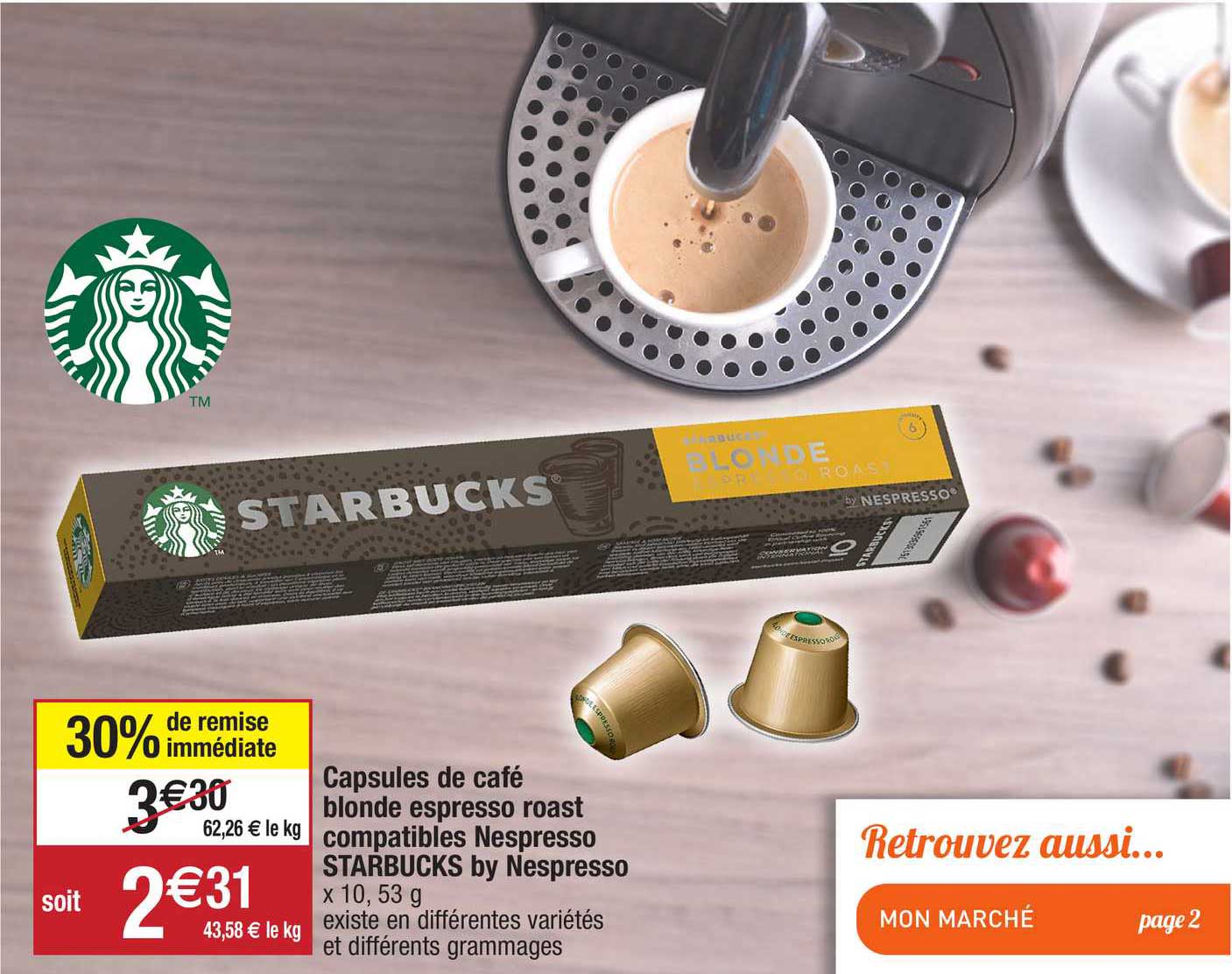 capsules de café blonde espresso roast compatibles nespresso starbucks by nespresso