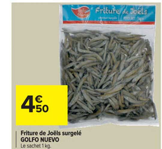 friture de joëls surgelé golfo nuevo