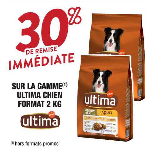 la gamme ultima chien format 2 kg