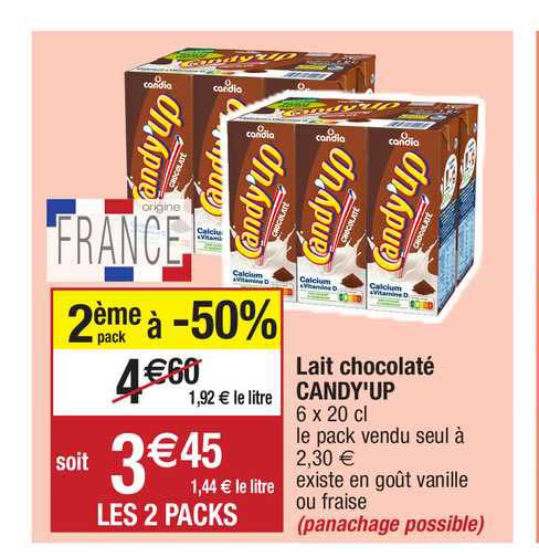 Lait Chocolaté Candy'up