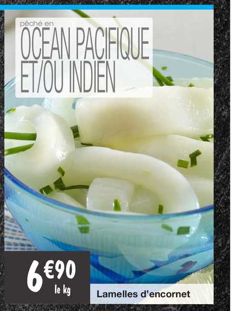 lamelles d'encornet